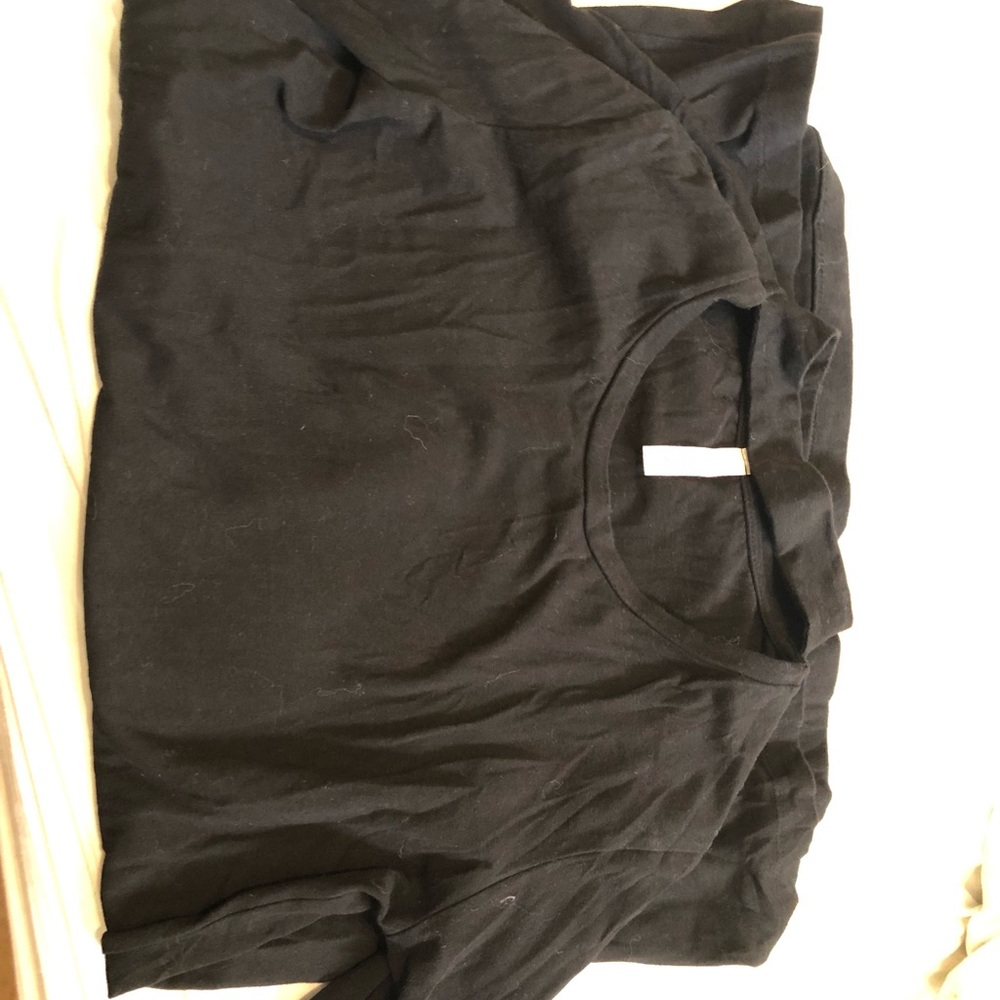 Black tunic with chocked neck line